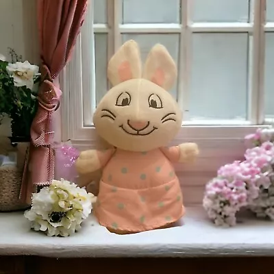 Max & Ruby Plush Bunny 8” Doll Pink Polka Dots Small Stuffed Animal Aurora • $7.50