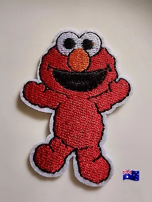 1pce Red Elmo Embroidery Iron On Patch 4.4x6.1cm • $2.58