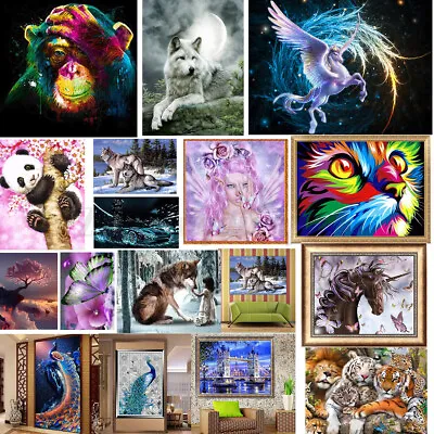 £3.91 • Buy DIY 5D Diamond Painting Paint Picture Embroidery Cross Stitch Kit Mural  A