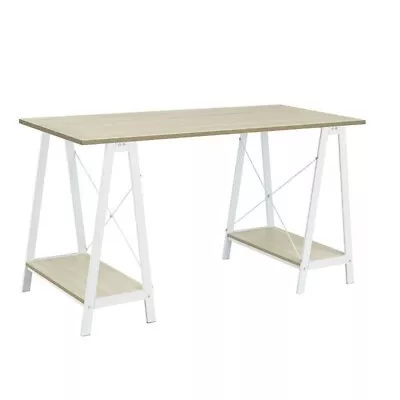 Habitat Trestle Table Office Desk - White • £89.99