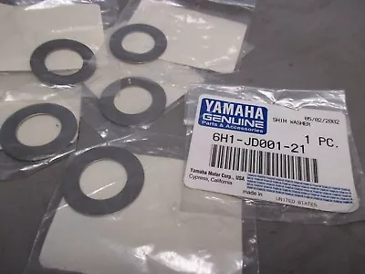 NOS Yamaha Outboard Jet Drive Shim Washers ETR ETL TJR 6H1-JD001-21 QTY6 • $9.99