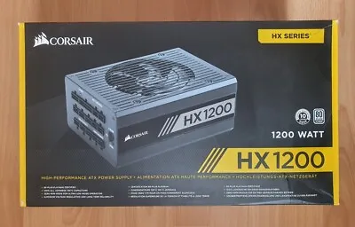 Corsair HX1200 Fully Modular 80+ Platinum Power Supply/PSU Incl 12VHPWR • £179