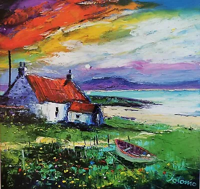 Jolomo John Lowrie Morrison Eriskay To South Uist Boats Scotland Art Print • £12