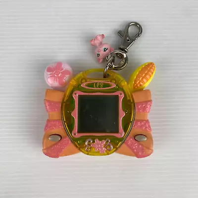 Littlest Pet Shop Tamagotchi 2007 Hasbro Pink Orange Yellow Cat Key Chain • $29.95