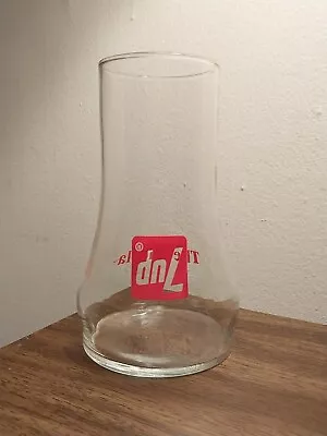 Vintage 7 UP The Uncola Upside Down Glass Tumbler Soda Pop Cups 16oz • £4.76