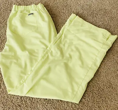 $10.99 • Buy Grey’s Anatomy Pants Size Medium Scrub Bottoms Lime Green By Barco