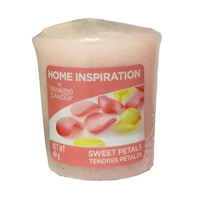 6X YANKEE CANDLE HOME INSPIRATION SWEET PETALS VOTIVE CANDLES 49g • £7.95