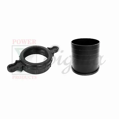 Black Plastic 3  Inches Water Pump Hose Female Connector Coupler Kit • $8.99