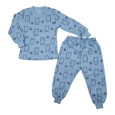 Unisex Girl Boy Baby Pyjamas Sleeping Set Of 2Top Bottom LongSleeve 100% Cotton • £10.50