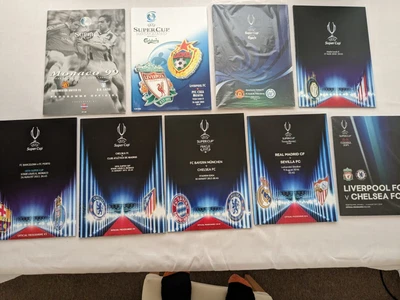 £80 • Buy Various European UEFA Super Cup Final Programmes