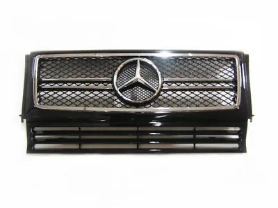 For MERCEDES BENZ 90-15 G Class W463 G63/G65 Style Front Grille Black NO EMBLEM! • $249.99