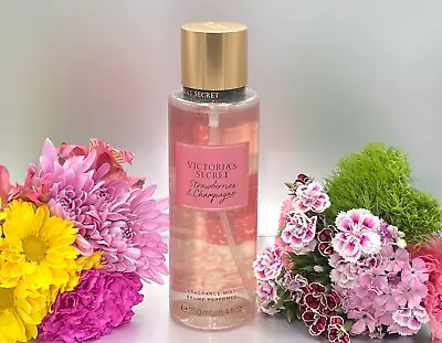 VICTORIA'S SECRET Strawberries & Champagne Fragrance Body Mist 8.4 Fl Oz - NEW • $14.99