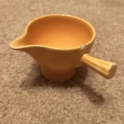 Vintage Fiestaware Yellow Handle Creamer Homer Laughlin • $10