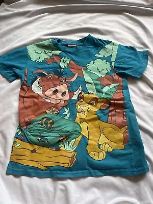 VTG Disney The Lion King Simba Timon Pumba T-Shirt Single Stitch USA Kids M 8-10 • $129
