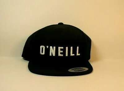 $23.95 • Buy O'NEILL Hat Cap Snapback Canvas Black White Logo NEW