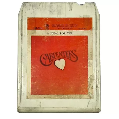 8-Track Tape 1972  CARPENTERS   A Song For You    A&M Records Stereo Untested • $3.99