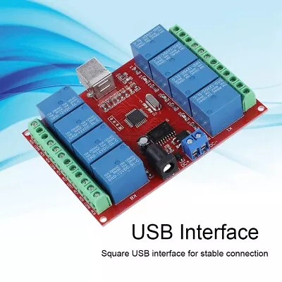 8-channel 12V Computer USB Intelligent Control Switch Relay Module Free Driv FOD • $14.68