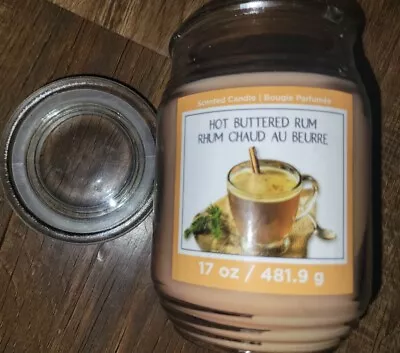 Hot Buttered Rum Scented Candle 17 Oz Large Jar Single Wick Candle By Ashland • $17.99