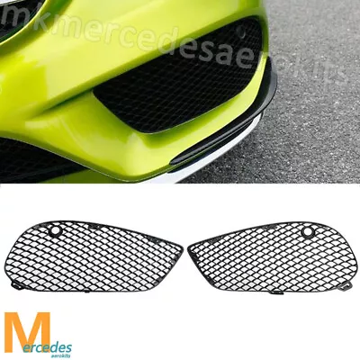 For Mercedes Benz W205 C250 C300 2015-18 Front Fog Light Air Vent Grille Cover • $38.15