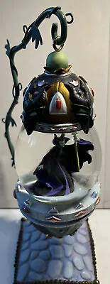 DISNEY 8” Villain Maleficent Hanging Water Globe On Vine Stand Great Condition!! • $99.95