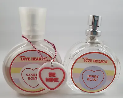 2 X Used Love Hearts Eau De Toilette Perfumes • £8.95