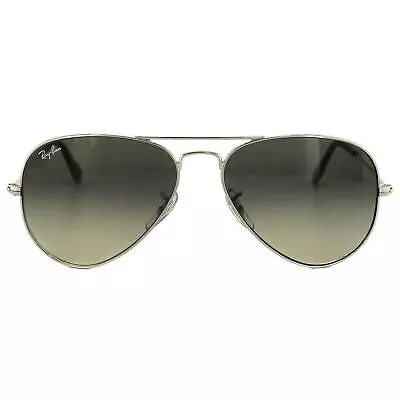 Ray-Ban Sunglasses Aviator 3025 003/32 Silver Grey Gradient Small 55mm • $222.20