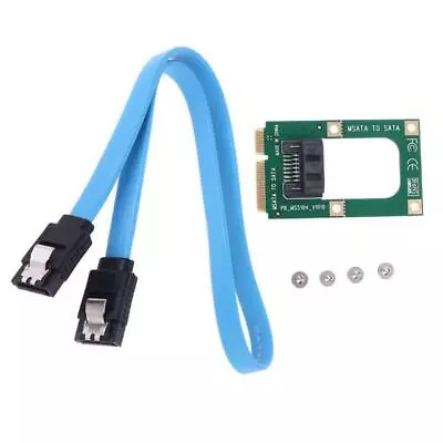 MSATA TO 7 Pin  Extension Adapter Full-high Half For 2.5  And 3.5  HDD SSD • $8.34