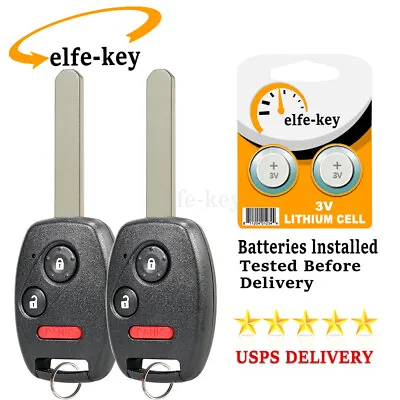 2 Remote Head Smart Key Fob For Honda Pilot 2005 2006 2007 2008 3B 35111-S9V-325 • $17.49