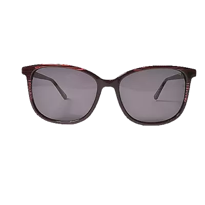 New MEXX Women's Sunglasses 6469 200 Bordeaux Red Frame Grey Lens 54-15-142 • $49.95