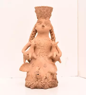 Mexican Oaxaca Teodora Blanco Folk Art Pottery Clay VTG Figure Sculpture 15  • $353.22