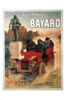 Automobiles Bayard VINTAGE AD POSTER Frédéric Hugo D'Alési France 20x30 HOT! • $9.99