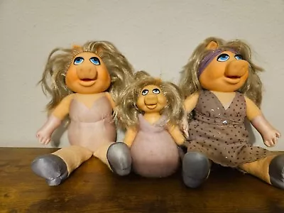 Vintage Lot Of Miss Piggy Muppets Fisher Price Plushes 1980's #867 & #890 • $44.99