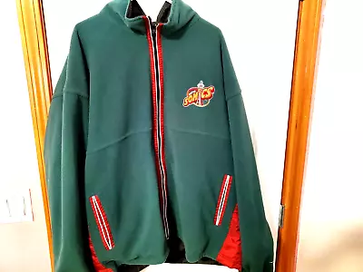 Vintage Pro Player NBA Seattle Supersonics Basketball Reversible Full Zip Jacket • $149.99