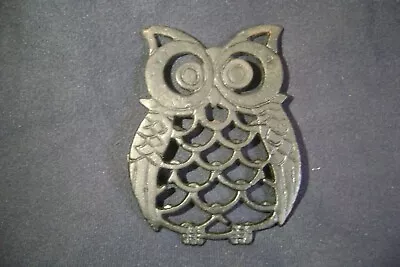 Vintage Cast Iron Trivet Owl • $4