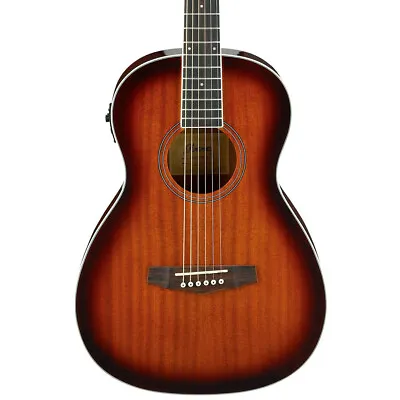 Ibanez PN12E Acoustic-Electric Parlor Guitar Vintage Mahogany Sunburst • $199.99