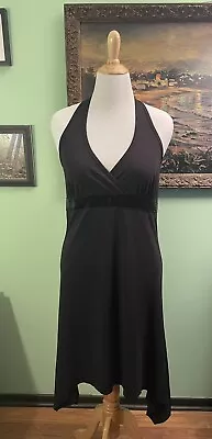 Vintage Y2k Taboo Sequin Mini Halter Dress Women's 1X Black Whimsigoth • $50
