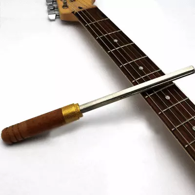 $16.98 • Buy Guitar Fret Crowning File Dressing File W/ 3 Size Edges Luthier Tool Steel 