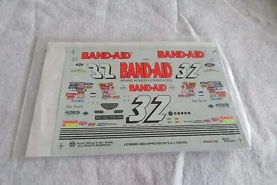 Vintage 1/25 Slixx # 32 1995 Dale Jarrett Band-aid Ford Thunderbird Decals • $9.95