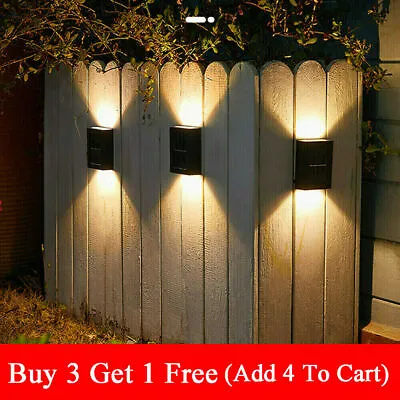 $5.99 • Buy Outdoor Solar LED Deck Light Path Garden Patio Pathway Stairs Step Fence Lamp~