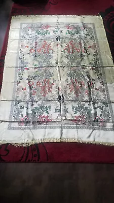 Vintage Silk Chinese Tapestry Wall Hanging 4'x6'  Multi-color • $59