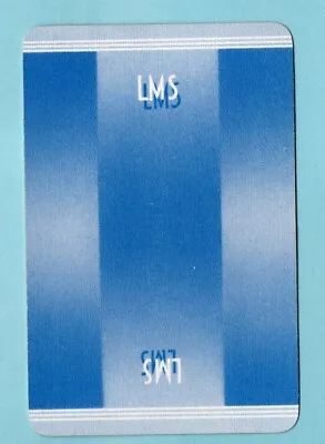 Railway Playing Card 1 No  Single - LMS Blue Shades • £2