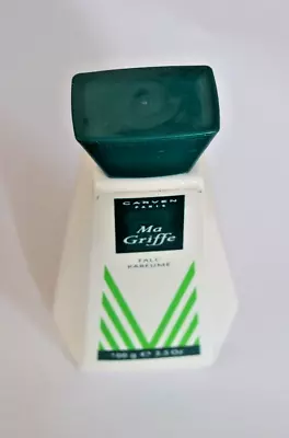 Vintage CARVEN Ma Griffe  Talc 100g Part Used PARIS Retro TV / Film Prop Etc • £14.99