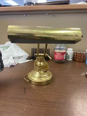 Vintage Brass Piano Lamp/ Bankers Lamp Adjustable • $55