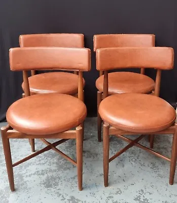 G Plan Mid Century Dining Chairs Set 4 FRESCO Chairs Delivery See Photo Of Map  • £400