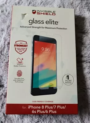 NEW! Zagg Invisible Shield Glass Elite For IPhone 8Plus/7Plus/6s Plus/6 Plus • $9.89