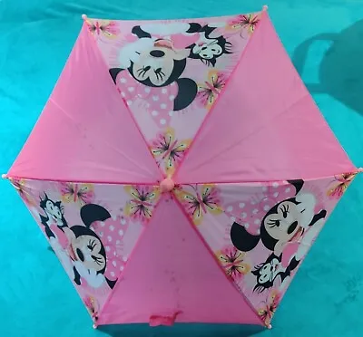 ©Disney Minnie Mouse Umbrella – Pink - Kids • £1.25