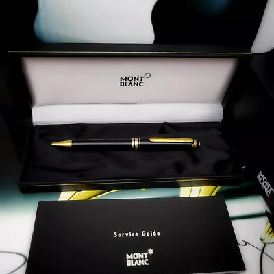 MONTBLANC Meisterstuck 75th Anniversary Classic Gold Plated Ballpoint Pen • $295