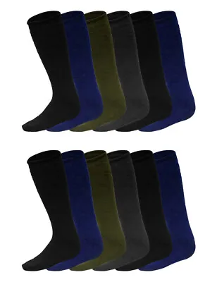 Mens Welly Socks | Wellington Boot Liners | Fishing Festival Outdoor | UK 6-11 • £5.89