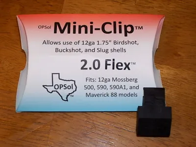OPSol Mini-Clip™ 2.0 Flex™ - USA Made - For 12 Ga Mossberg & Maverick 88 • $15.89
