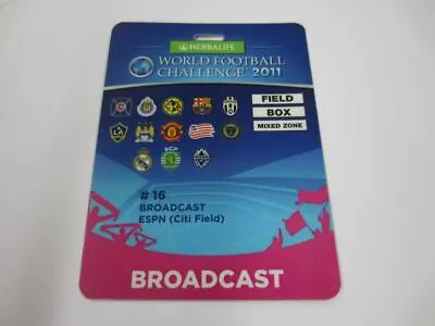 #189 WORLD FOOTBALL CHALLENGE 2011 ESPN Press Pass Media Credential • $9.99